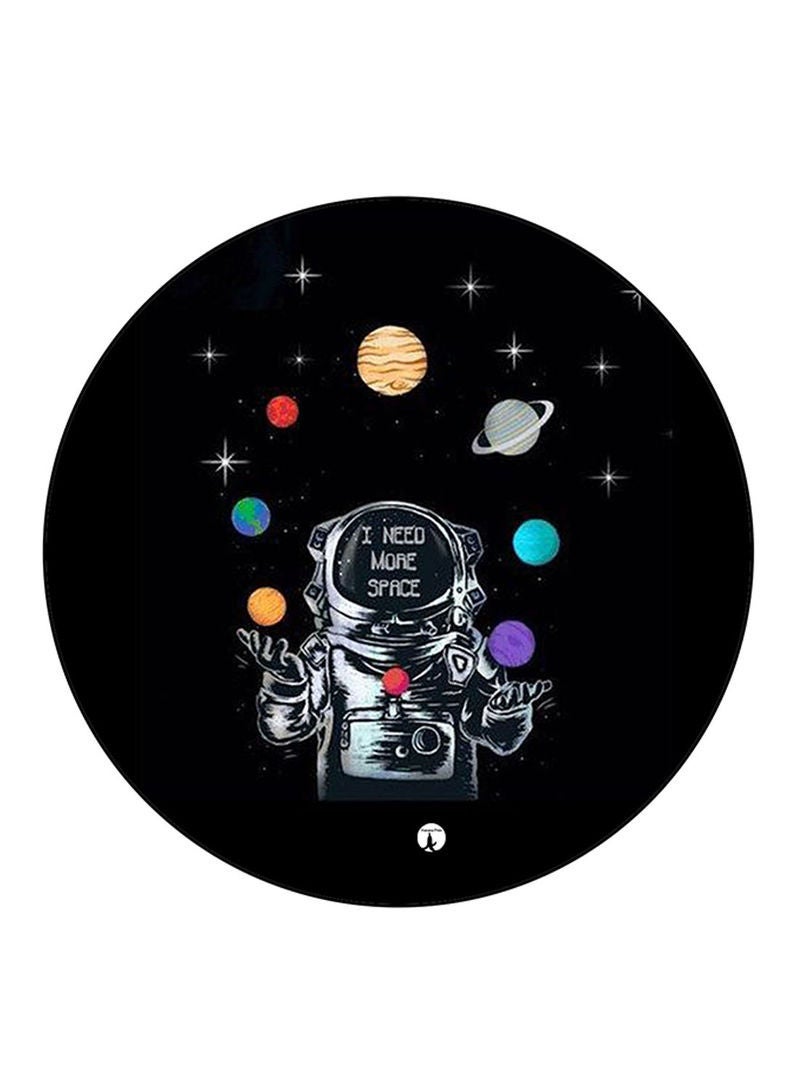RKN Space Printed Fridge Magnet   Black/Grey - Image 1