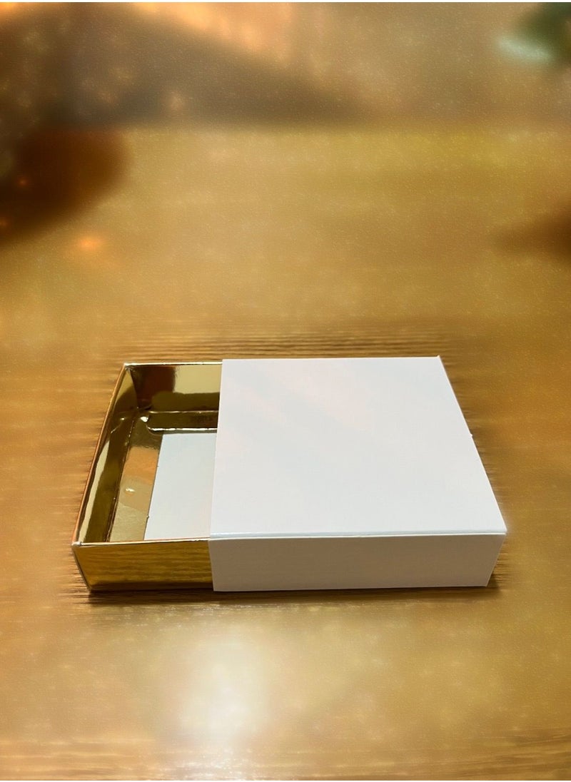 Rfahity - High-quality carton boxes consisting of 12 multi-use boxes, 10 cm long, 10 cm wide, 3 cm high - Image 1