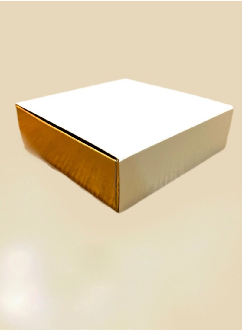 Rfahity - High-quality carton boxes consisting of 12 multi-use boxes, 10 cm long, 10 cm wide, 3 cm high - Image 1