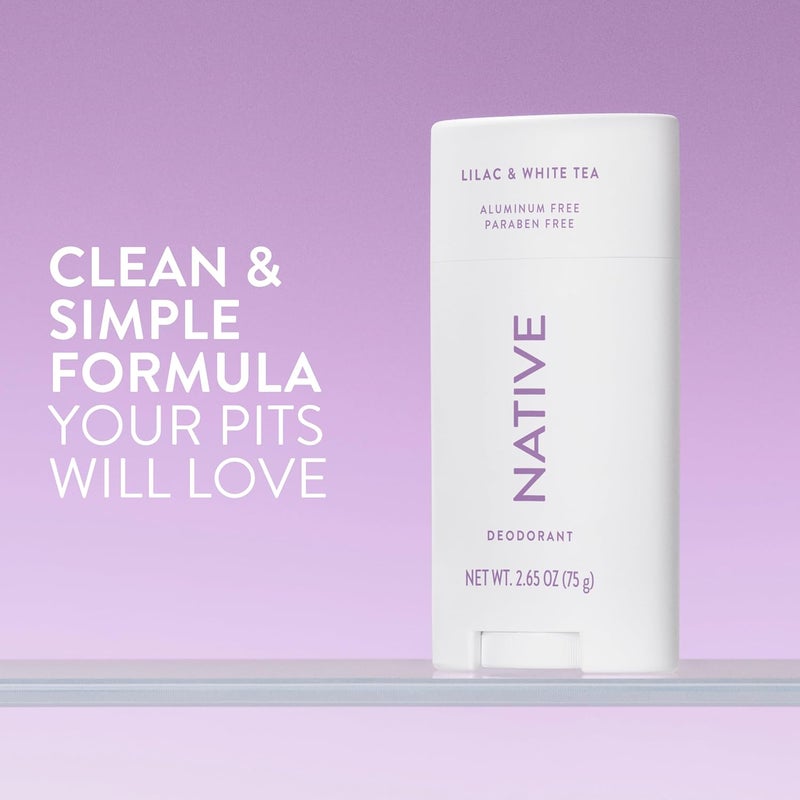 native Natural Lilac & White Tea Deodorant, 2.65 oz - Image 2