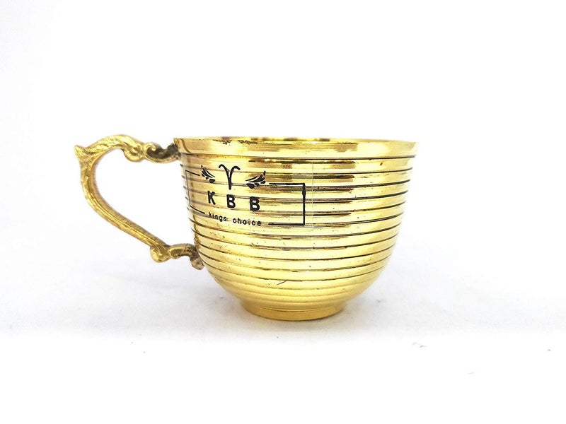 KBB 100 Brass Tea Set Rocket Linning 2 Cup1 Kettele Home DCOR 2021 Gift 125 ml125 ml250 ml - Image 4