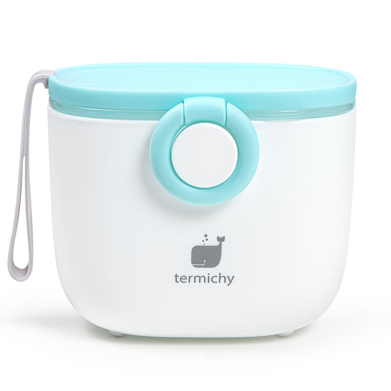 Termichy Baby Formula Dispenser Portable Milk Powder Dispenser Container with Carry Handle and Scoop for Travel Outdoor Activities with Baby Infant 88OZ 055LB 250g 500ml Baby Blue