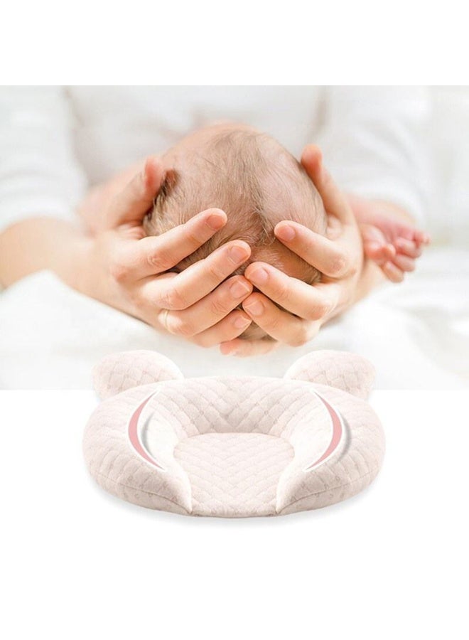 Hugifts Portable Baby Pillow – Adjustable Ergonomic Pillow with Cute Heart Design, Soft Breathable & Hypoallergenic Pillow for Newborn Sleeping, Prevents Flat Head, Cozy & Washable - Image 1