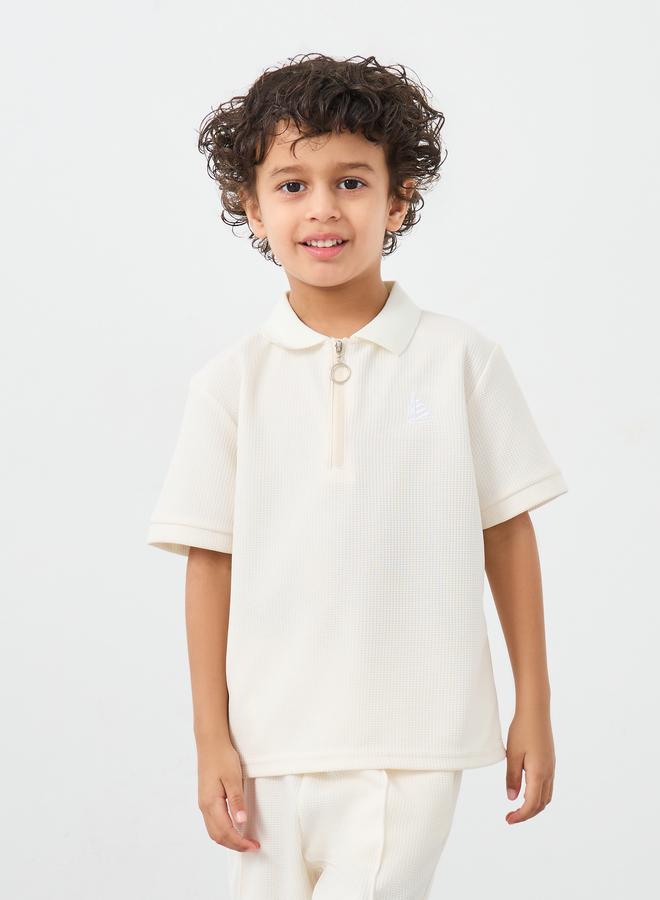 Styli Plain Polo T-Shirt and Shorts Set - Image 2