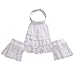 BLESSUME White Colonial Lace Jabot Cuffs Set Costume Accessory Big White Jabot Cuffs Set - Image 3