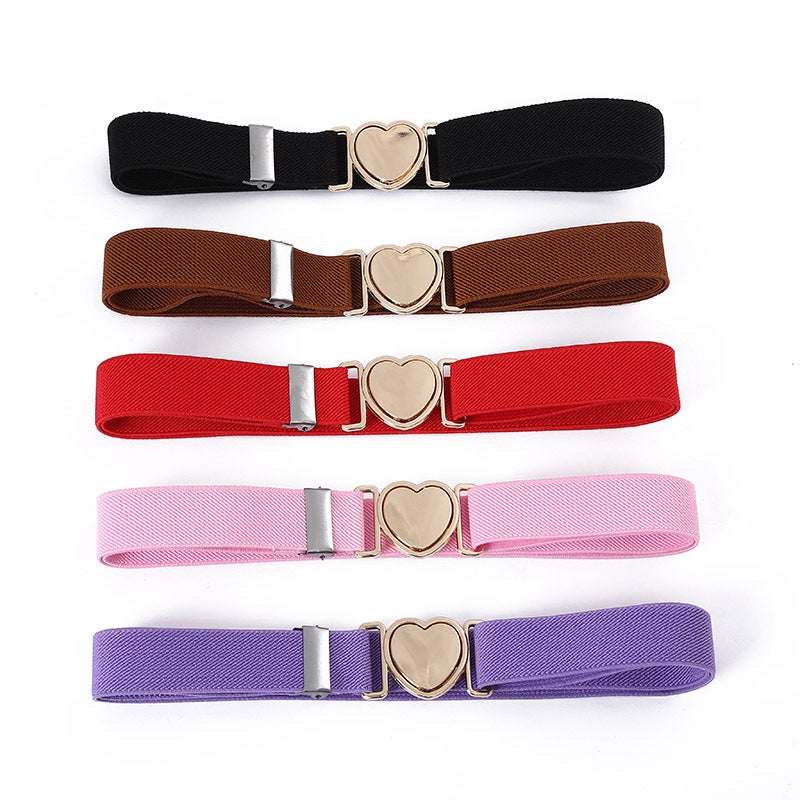 Children'S Belt Girls' Decorative Dress Elastic Men'S And Women'S All-Match Adjustable Elastic Casual Youth Belt - Image 3