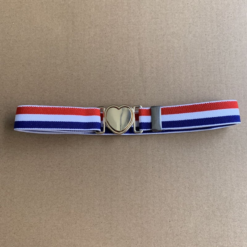 Children'S Belt Girls' Decorative Dress Elastic Men'S And Women'S All-Match Adjustable Elastic Casual Youth Belt - Image 1
