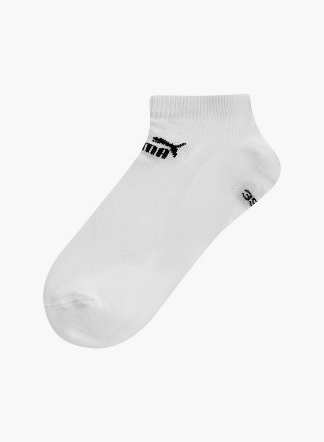 PUMA Men's Logo Print Ankle Length Socks - Set of 3 - Image 2
