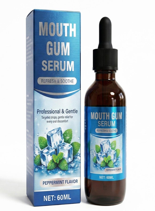 Gum Restore Drops - Gum Repair for Receding Gums and Bad Breath, Gum Health Support for Dry Mouth, Stain Removal & Fresh Breath for Adults, 60ML - Image 1