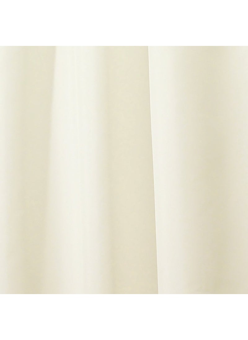 InterDesign iDesign Fabric Shower Curtain  Bath Curtain for Master Bathroom  Kid's Bathroom  Guest Bathroom  72 x 72 Inches  Tan  - Image 3