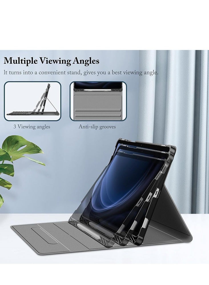 General Samsung Galaxy Tab S9/S9FE 11" 2023 Keyboard Case, (SM-X510/X516B/X518U/SM-X710/X716B/X718U) Slim Stand Case Bluetooth Wireless Keyboard  - Image 3