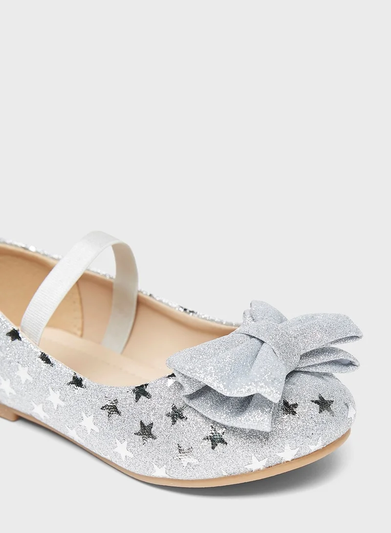 shoexpress Kids Bow Detail Ballerinas