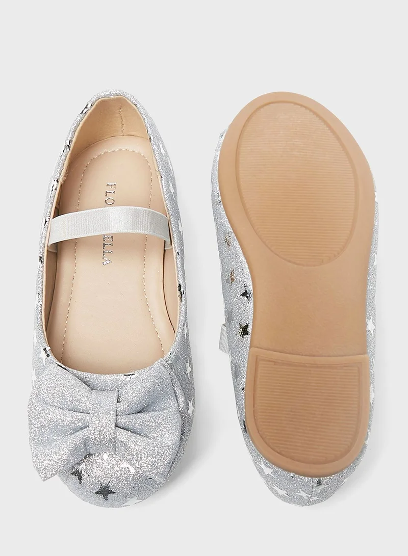 shoexpress Kids Bow Detail Ballerinas