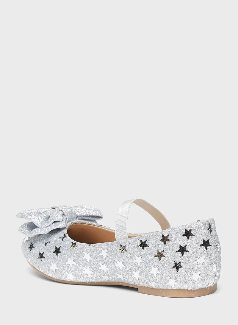 shoexpress Kids Bow Detail Ballerinas