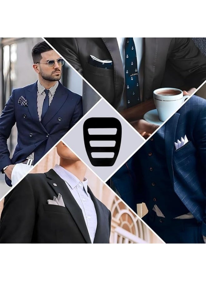 حامل تثبيت المنديل الرائع الخاص ببدلة الرجال - Image 3