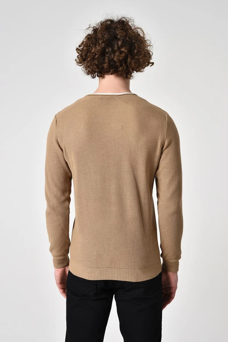 Alexander Gardi Crew Neck Garnished Sweater (E22-5704)