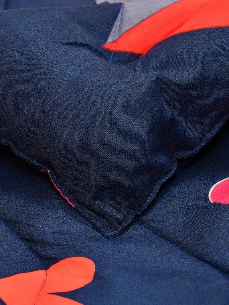 Clasiko Babies & Kids All Season Reversible Comforter; 200 GSM; 0-8 Years; Size - 45x60 Inches; Multicolor Hearts - Image 3