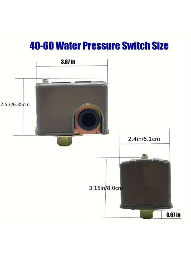 1 قطعة 40-60 رطل/بوصة مربعة مفتاح ضغط بئر معدني ثقيل مع غطاء قابل للإزالة - Image 3