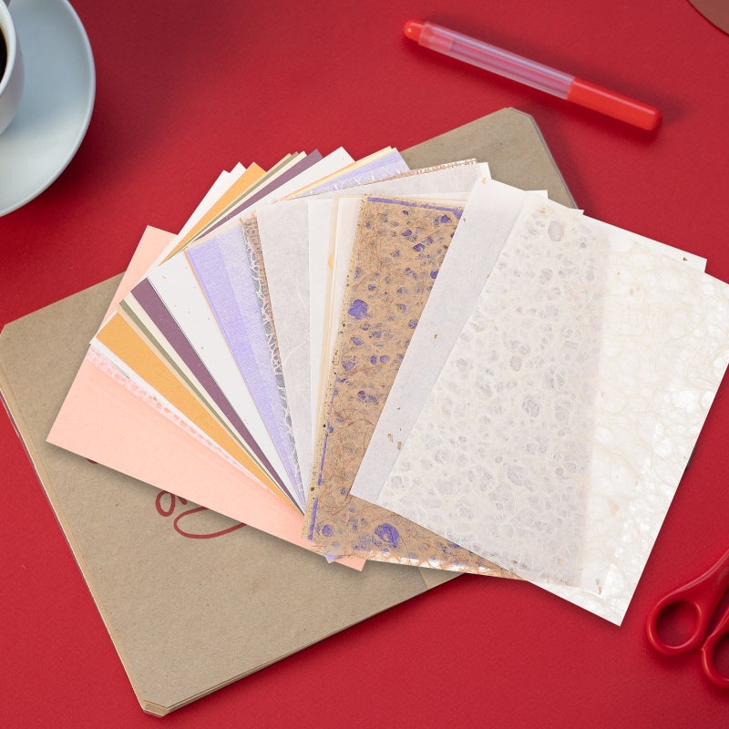 30 Sheets of Handicraft DIY Paper Scrapbook Background Paper Diary DIY Material - Image 3