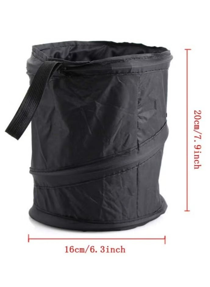 Portable Folding Car Trash Can Universal Collapsible Car Garbage Bin Wastebasket Hanging Travel Storage Box Bag - Image 5