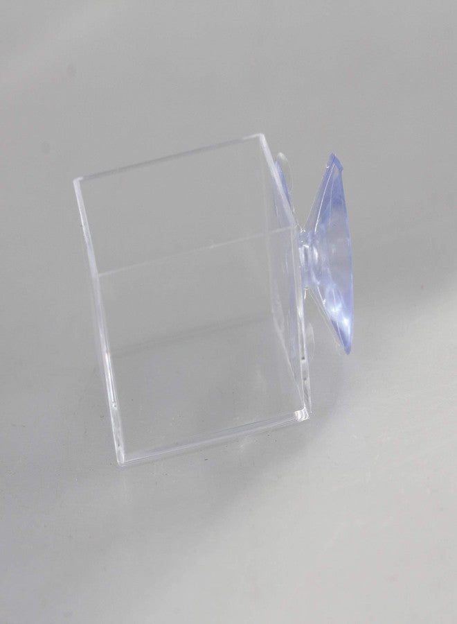 crapelles 4pcs mini Insect Water Dish, Transparent Plastic, Small Reptile Feeding Feeder, Crickets Pet Worm Cups Spider Gecko Butterfly Mantis Beetle Bowl Set - Image 5