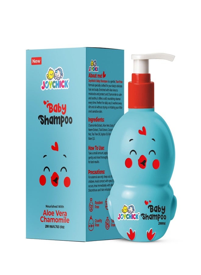 Joychick Baby Lotion 200ml with Coconut Oil and Sunflower Seed Oil and Shampoo 200ml with Aloe Vera and Chamomile | Nourishing Skin and Hair Care Combo (Pack of 5) - Image 1