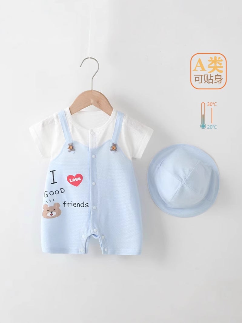 Children'S Thin Vest Clothes Baby Class A Pure Cotton Baby Sleeveless Sling Newborn Clothes - Image 5