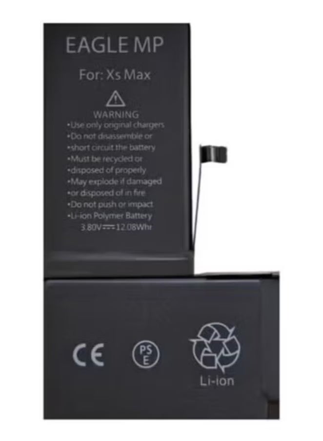 Eagle MP High-Capacity Replacement Battery for iPhone XS Max – Durable Lithium-Ion Internal Battery with Long-Lasting Performance | Reliable Power Backup for iPhone XS Max | Easy DIY Installation Kit Included | Safe, Fast Charging & Original Spec Compatible - Image 2