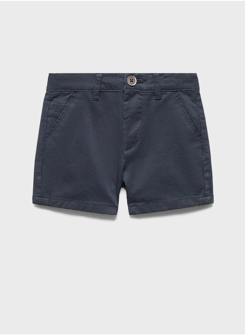 MANGO - Kids Essential Bermuda Shorts - Image 1