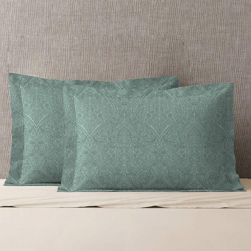 Trident Soft Comfort Pillow Covers Set of 2, 100% Cotton Pillow Covers, 210 TC, Soft and Breathable, Standard Size (46 cm x 69 cm) - Victoria - Image 1