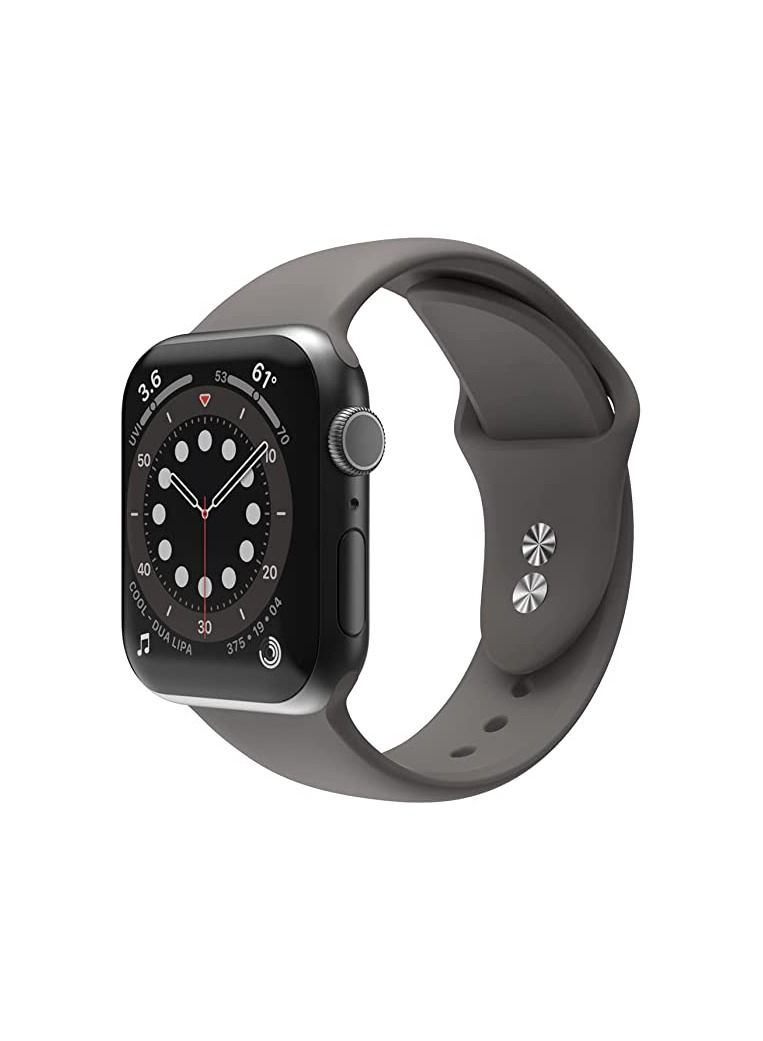 Rock Pow Silicone Wristband for Apple Watch Series Ultra/8/7/6/5/4/3/2/1 42/44/45/49mm - Image 1