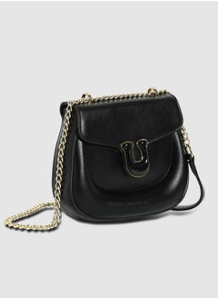 Haute Sauce Horseshoe Buckle Sling Bag - Black  - Image 2