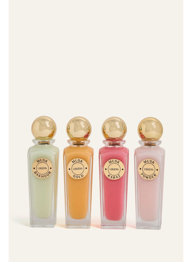 لوزان مجموعة لوزان مسك – عطور 4×100 مل | عطر عربي فاخر للجنسين - Image 3