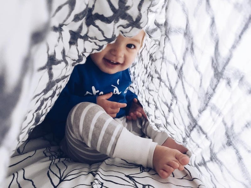 aden + anais Silky Soft Swaddle Blanket,100% Viscose from Bamboo Muslin Blankets for Girls & Boys, Baby Receiving Swaddles, Ideal Newborn & Infant Swaddling Set, 3 Pack, Pebble Shibori - Image 5