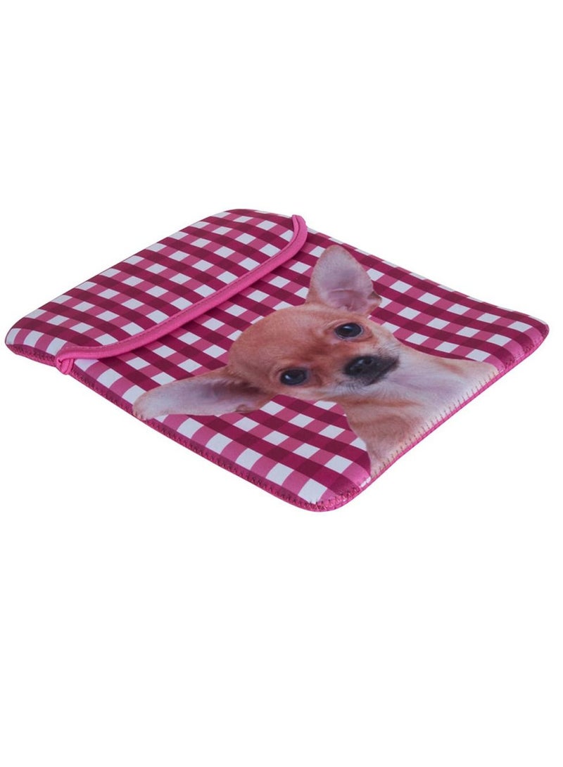 Biggdesign Neoprene Dog Patterned Pink Tablet Cover Zippered, Tablet Case Tablet Cover Special Design - Image 5