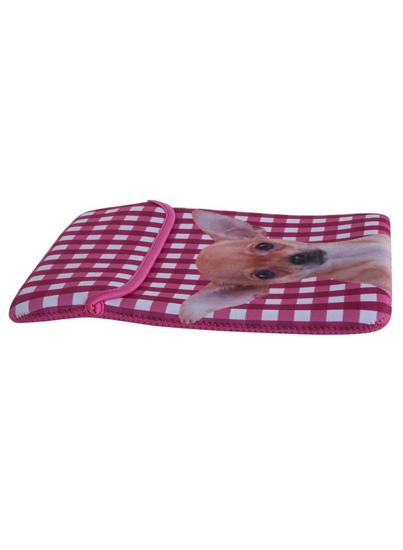 Biggdesign Neoprene Dog Patterned Pink Tablet Cover Zippered, Tablet Case Tablet Cover Special Design - Image 4