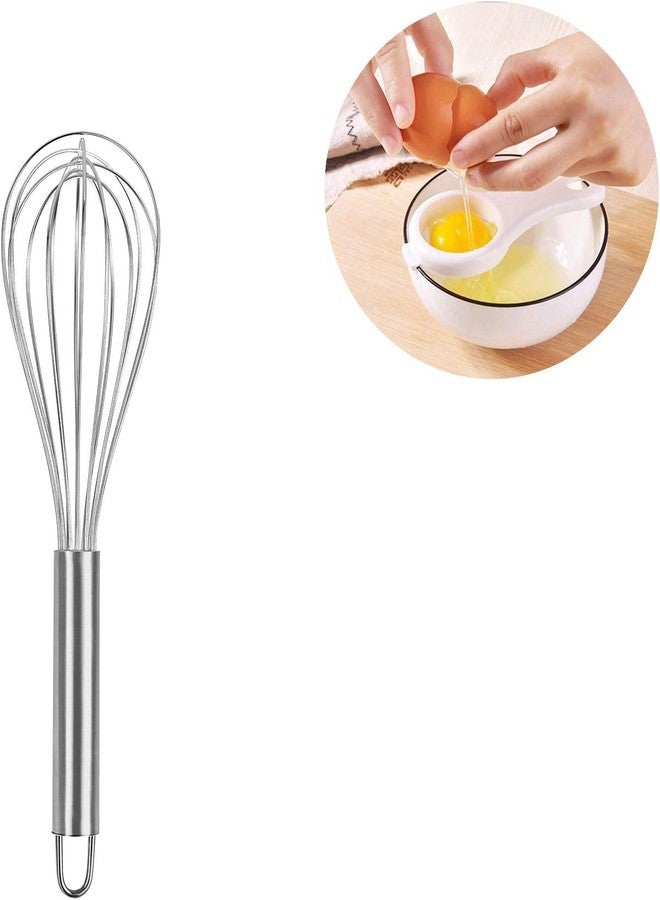 AUTOWRAP 3 pcs Wire Whisks for Household Purposes Pack of 3 Stainless Steel Handheld Egg Whisk,Kitchen Cooking, Perfect for Blending, Whisking, Baking, Beating - Image 3