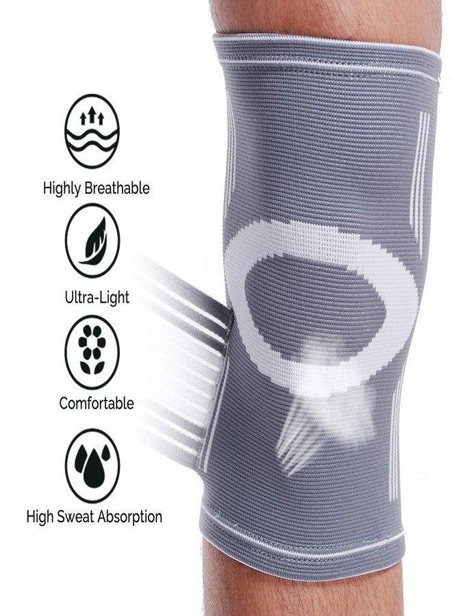 CareVego® Knee Sleeve – Knee Braces for Knee Pain, Joint Pain Relief, Swelling, Inflammation Relief, and Circulation, Knee Support for Women and Men (1) - Image 5
