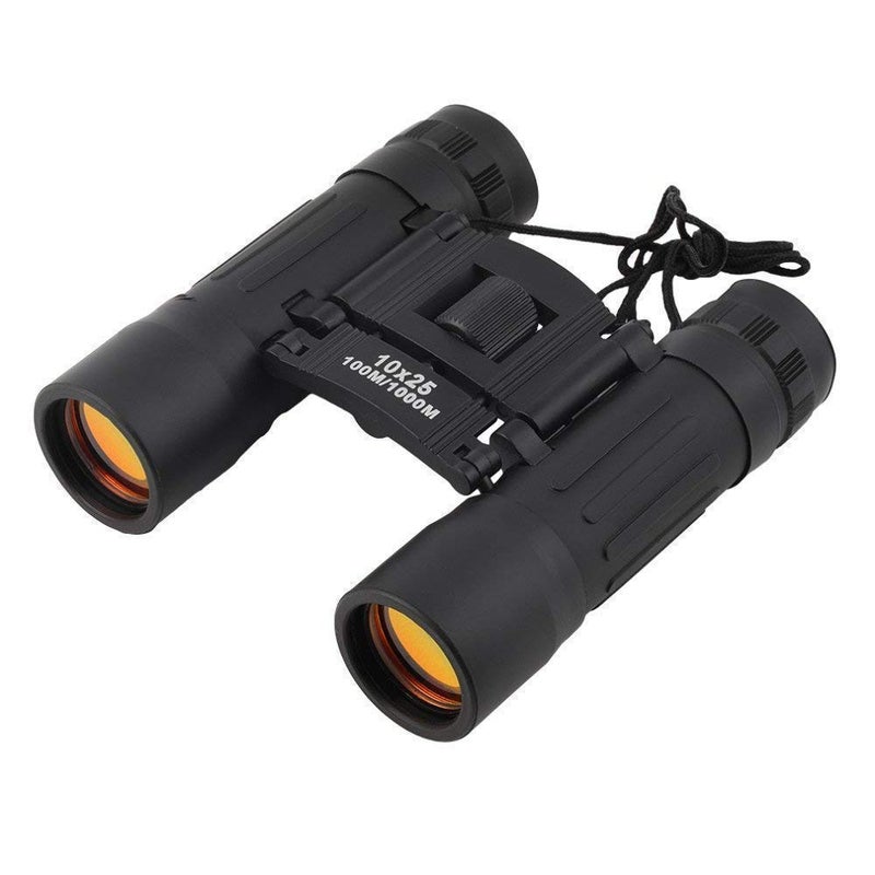 HETVIN Telescope HD Vision Binoculars 10000M High Power for Outdoor Travel Stargazing Concerts Sports Optical Vision Binocular Fixed Zoom (10X25) - Image 1