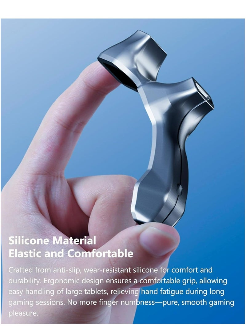مقبض ألعاب لجهاز iPad، مقبض لوحة ألعاب من السيليكون المضاد للانزلاق، جهاز تحكم في ألعاب الكمبيوتر اللوحي لـ PUBG/Knives Out/Rules of Survival - Image 3