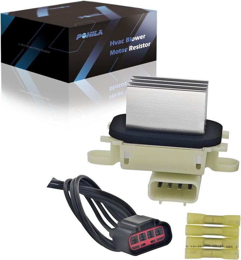 POHILA HVAC Blower Motor Resistor for Ford Expedition, F150, Lobo, Lincoln Navigator, Mark LT (2009-2017) - Image 1