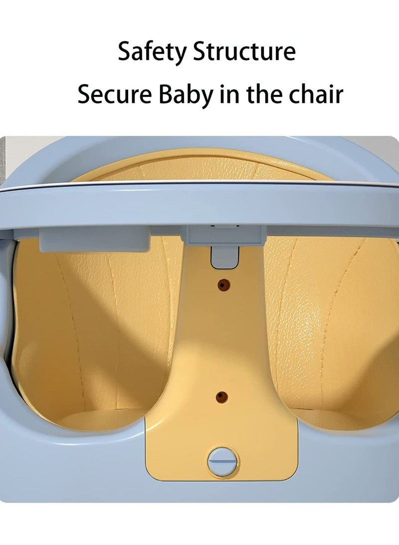 LIMOS Baby High Chair for Dinning 3 in 1 Rest Chair and Playing Toys Sky Blue  - Image 5