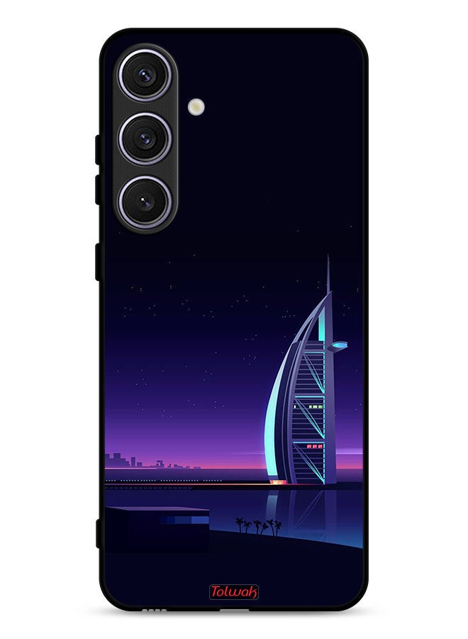 Tolwak Samsung Galaxy S24 5G Protective Case Cover Burj Arab Digital Art - Image 1