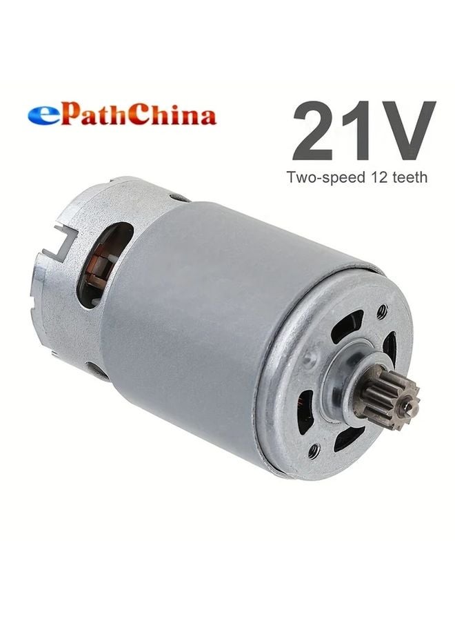 RS550 21V DC Motor High Torque Metal Gearbox Two Speed 19500 RPM For Electric Drill - Image 2