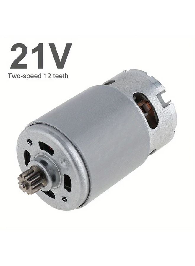 RS550 21V DC Motor High Torque Metal Gearbox Two Speed 19500 RPM For Electric Drill - Image 1