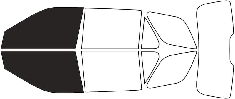 Rvinyl Window Tint Kit Compatible with Ford Explorer 2011-2019 - Black 20% - Single Ply No Bubble Film - Do it Yourself Vehicle Front Precut Kit - Image 2