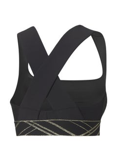 PUMA Mid Impact Deco Glam Womens Training Bra  - Image 2