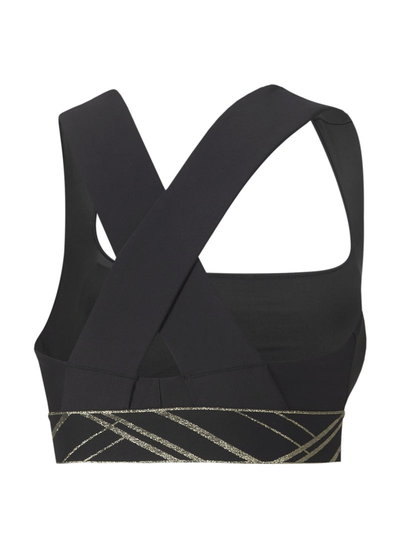 بوما حمالة صدر للتدريب Mid Impact Deco Glam للنساء  - Image 2