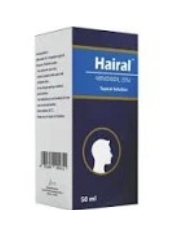 Hiral 5% Minoxidil Topical Solution for Hair Loss Treatment 50 ml