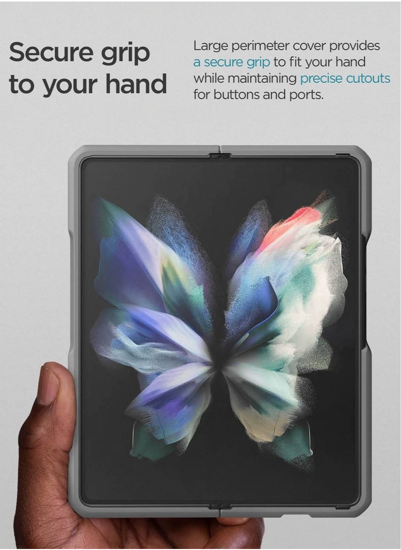 Terra Guard Modern Case Cover with Hinge Protection for Samsung Galaxy Z Fold 3 - Lemonade